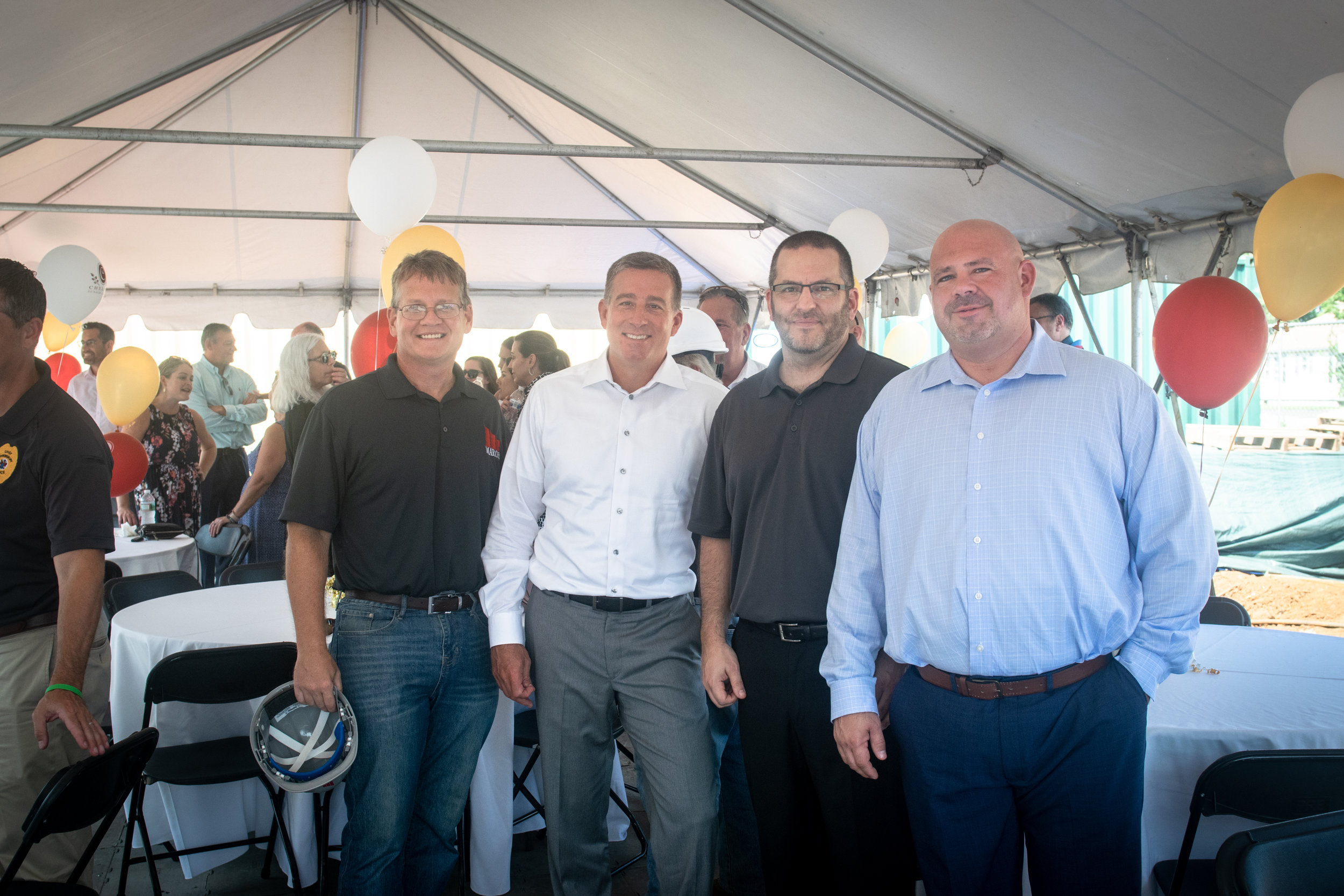 Concrete Topoff Party at Capitol Seniors Housing in Shrewsbury, NJ Project by March Construction