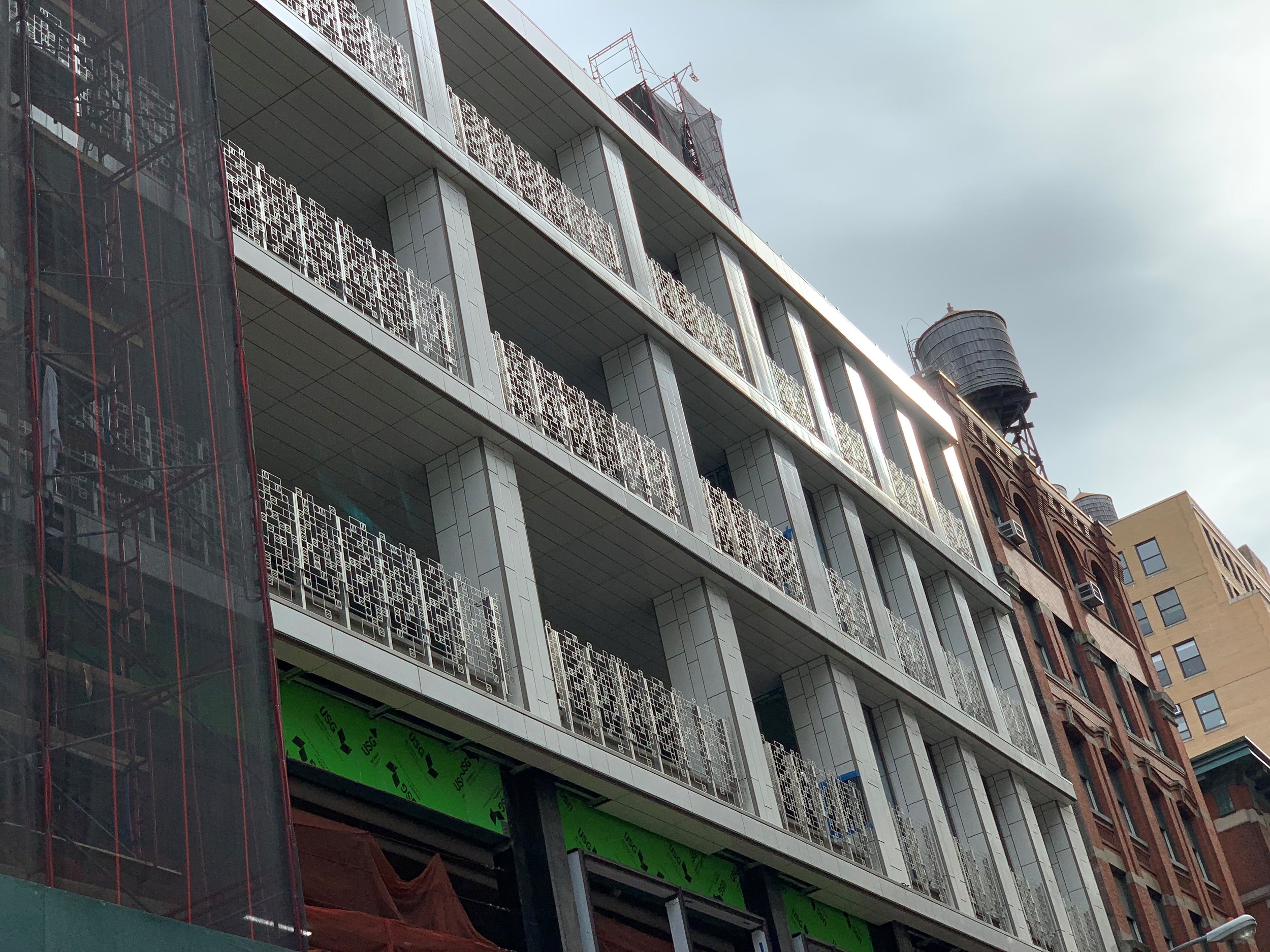Project Milestone: Closeup 300 Lafayette Scaffolding Removal Reveal