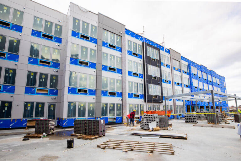 Luxury Apartment Construction in Jersey City, “The Heights”