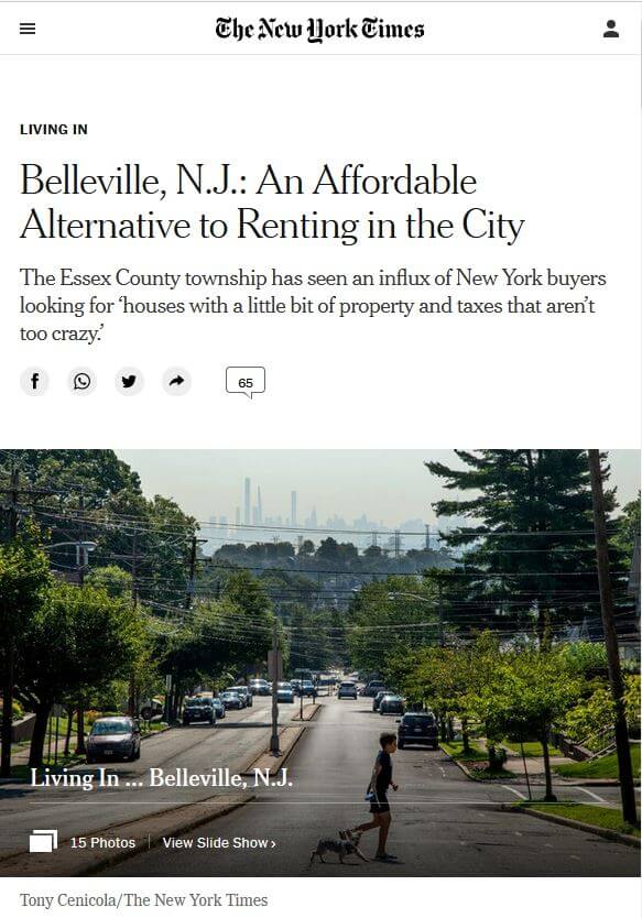 New York Times Silver Lake Belleville, March Associates Construction General Contractor